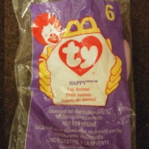 Vintage McDonald&#39;s Happy Hippo Beanie Baby 1998 - Collectible Toy - $44.50