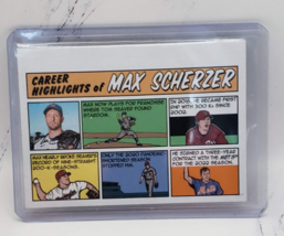 Max Scherzer 2022 Topps Heritage High Number  Comics 73TC-27 NY Mets - £7.75 GBP