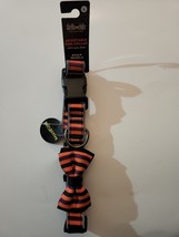 Thrills &amp; Chills Collection Reflective Halloween Striped Dog Collar L 18... - £8.55 GBP