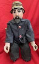 Guatemalan Folk Saint San Maximon ~ Simon Carved Wood Vintage Altar Figure - $200.00