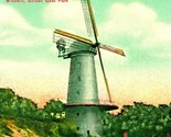 Windmill Golden Gate Park San Francisco California CA UNP 1910s Vtg Post... - $3.91