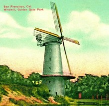 Windmill Golden Gate Park San Francisco California CA UNP 1910s Vtg Postcard PNC - £3.09 GBP