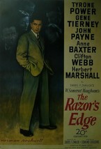 The Razor's Edge (2) - Tyrone Power / Gene Tierney - Movie Poster Picture - 11 x - $32.50