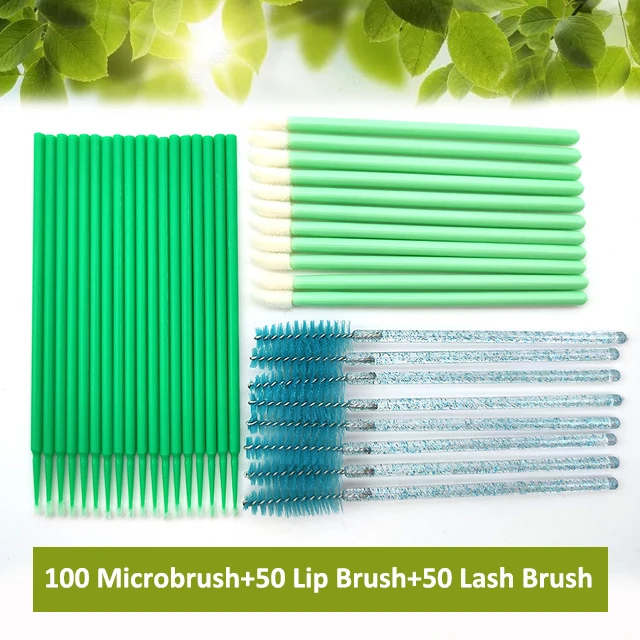 200pcs Eyelash Brushes Microbrush Eyebrow Mascara Lip Disposable Lash Applicator - £25.36 GBP