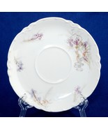 Haviland Limoges Lavender Iris Flowers Saucer H&amp;Co France SCH482A  - €5,16 EUR