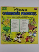 Disney&#39;s Children&#39;s Favorites Volume II LP 1979 Disneyland 1V 8121 VG ULTRASONIC - £8.69 GBP