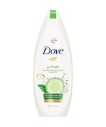 Dove Go Fresh Cool Moisture Body Wash with NutriumMoisture Cucumber &amp; Gr... - £9.53 GBP