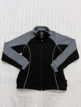 Kuhl Alfpaca Black Gray Full Zip Womens Fleece Jacket Size XS Hiking Outdoor EUC - £14.70 GBP