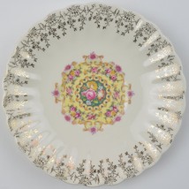 American Limoges China American Homes Pattern Saucers 22 Karat Gold Accents - $6.89