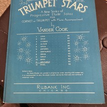 Vintage Sheet Music Trumpet Stars Cornet Etude Solos Arcturus Vander Coo... - £4.47 GBP