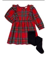 New Baby Size 12M Girl Holiday Christmas dress w-tights set from Wonder ... - $270.86 MXN