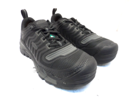 KEEN Men&#39;s CSA Kansas City Carbon-Fiber Toe Work Shoe 1025725 Black Size 9D - £55.69 GBP
