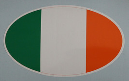 Oval sticker - Irish flag - $2.50