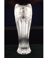 *Oneida  Vase Crystal Southern Garden Flower Bud- Frosted &amp; Cut Glass 7&quot;... - $190.20 MXN