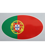 Oval sticker - Portuguese flag - $2.50
