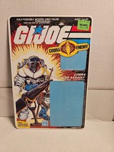 Vintage GI Joe 1985 Cobra Polar Assault Snow Serpent Card VF+ NM Beauty - $47.50