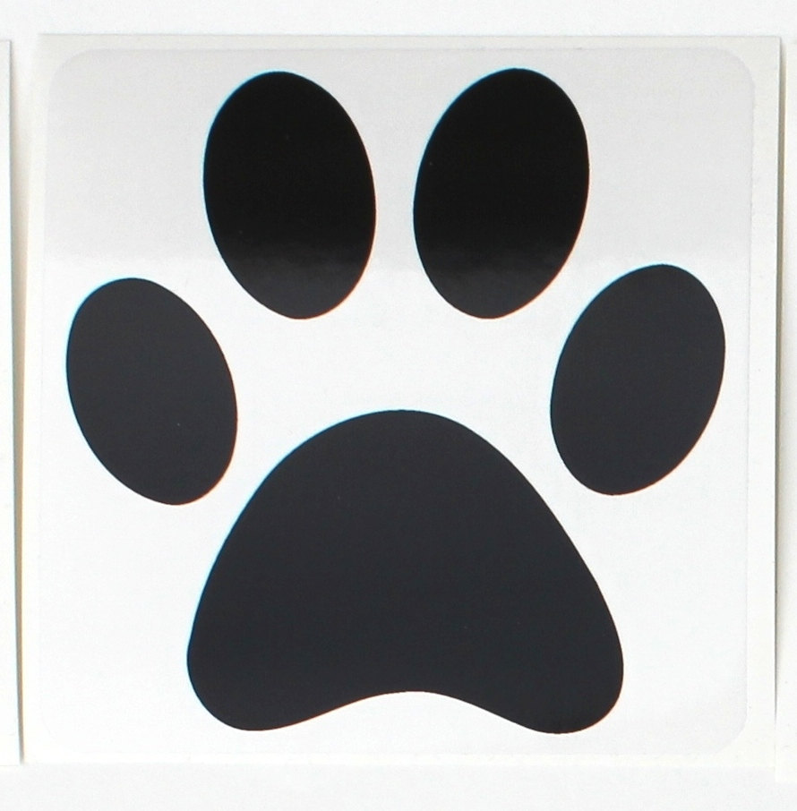 For the pet lovers - Paw print decals - select quantity and colour(s) - $1.75