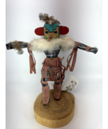 Navajo Kachina Doll Corn Dancer Native American Signed Pauline Yazzie - $1,884.61 MXN