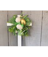 Easter Cemetery cross , spring grave decoration, green st Patrick’s day - $26.00