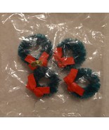 Miniature wreaths for crafts artificial wreath 1 inch Christmas wreath W... - $10.00