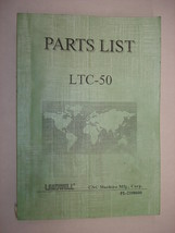 Leadwell LTC-50 Part List Manual - $29.00