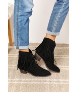Legend Women&#39;s Fringe Cowboy Western Ankle Boots - $60.36