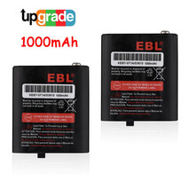 2X 1.0Ah 3.6V Ni-Mh Battery For Motorola 53615 Kebt-071C Hknw4002A Hknn-4002B - £12.82 GBP