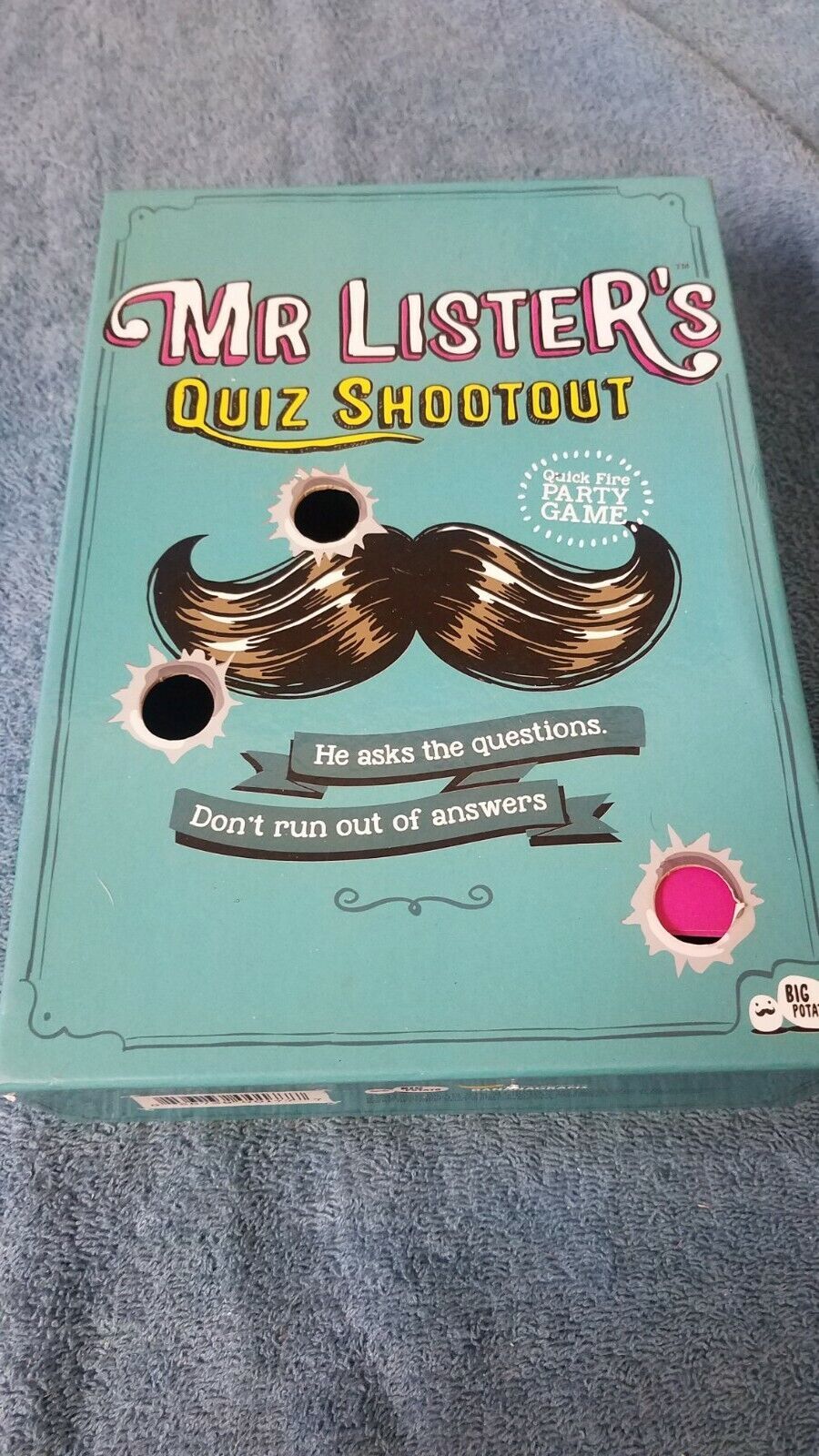 Bananagrams Mr. Lister's Quiz Shootout Quick Fire Party Card Game - $5.70