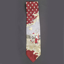 MICKEY Unlimited Men Dress Tie Polyester 3.75&quot; wide 57&quot; long Cartoon Graphic - £10.83 GBP