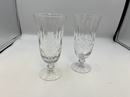 Set of 2 Tiffin / Franciscan Crystal ELYSE Iced Tea Glasses - $89.99