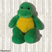 Build A Bear BAB Green Turtle Plush 14” Bean Bag Bottom Stuffed Animal 1997 - £14.96 GBP