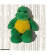 Build A Bear BAB Green Turtle Plush 14” Bean Bag Bottom Stuffed Animal 1997 - £15.05 GBP