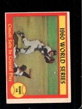 1961 Topps #309 World Series Game 4 (Cimoli Is Safe In Crucial Play) Vg *NY11129 - £4.27 GBP