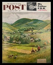 COVER ONLY The Saturday Evening Post October 10 1959 Franklin D. Roosevelt - £7.43 GBP