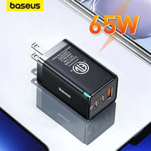 Baseus 65W 3-Port USB A / Type-C Fast Charging Socket - Power Delivery PD Phone  - $29.87+