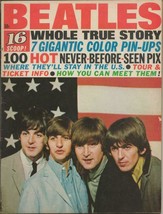 ORIGINAL Vintage 1966 Beatles 16 Scoop Magazine - £39.21 GBP