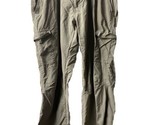 Columbia Omni Shade Mens 40 x 30 Khaki Cargo Quick Dry Nylon Pants Belted - $16.37