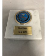 Defense Mapping Agency USA Vintage Paperweight Decennial 1972-1982 NIMA ... - £35.05 GBP