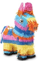 Rainbow Donkey Pinata for Birthday Party Decorations, Cinco de Mayo, Mex... - £16.71 GBP