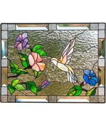 FQQWEE Cardinal Stained Window Panel, Stained Glass Window Panel with Ch... - £18.03 GBP