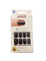 Kiss Gel Fantasy Collection Sculpted Nails 2 Packs Long Short Blue Red NEW - £10.38 GBP