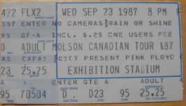 PINK FLOYD 1987 Toronto Ticket Stub Exhibition Std Q107 Momentary Lapse ... - $20.00
