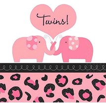 Sweet Safari Girls Twin Napkins Birthday Party Tableware Supplies 36 Count - $4.95
