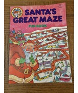 Santas Great Maze Fun Book - $167.07 MXN