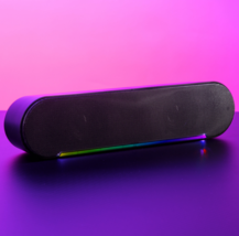 BUGHA: Bluetooth LED Gaming Soundbar w/RCB LED Light -Compatible with PC... - $18.02