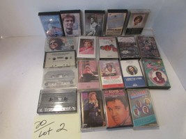 Lot Of 20 Cassette Tapes Variety Music Country Pop Salute To America ... LOT2 - £11.80 GBP