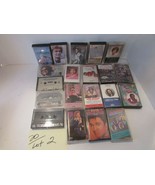 LOT OF 20 CASSETTE TAPES VARIETY MUSIC COUNTRY POP SALUTE TO AMERICA ...... - $20.29 CAD
