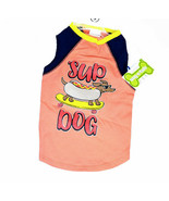 Simply Wag &quot;Sup Dog&quot; Dog Apparel Shirt Hotdog - £10.86 GBP