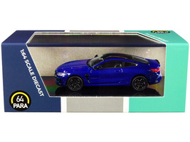 BMW M8 Coupe Marina Bay Blue Metallic w Black Top 1/64 Diecast Car Paragon - £18.41 GBP