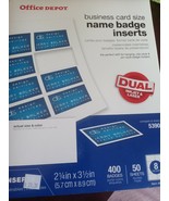Business Card Size Name Badge Insets - $294.33 MXN